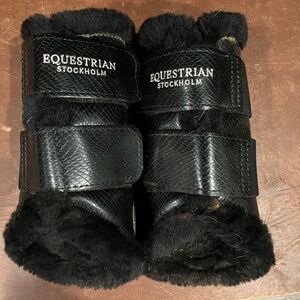 Equestrian Stockholm Black Horse Boots
